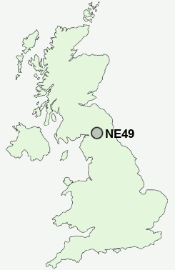 UK Postcode map