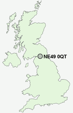 UK Postcode map