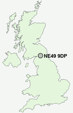 UK Postcode map