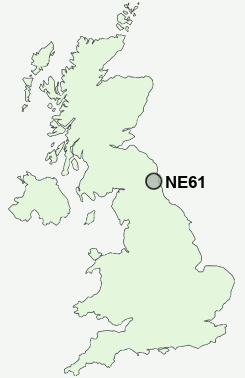 UK Postcode map