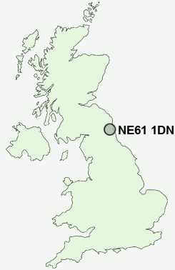 UK Postcode map