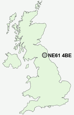 UK Postcode map