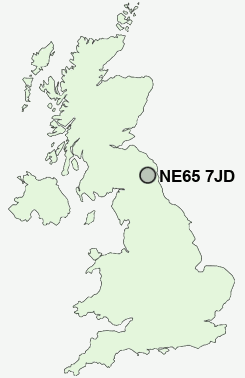 UK Postcode map