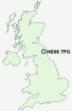 UK Postcode map