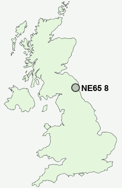 UK Postcode map