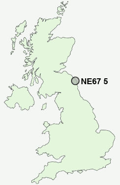 UK Postcode map