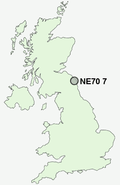 UK Postcode map