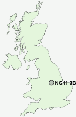 UK Postcode map