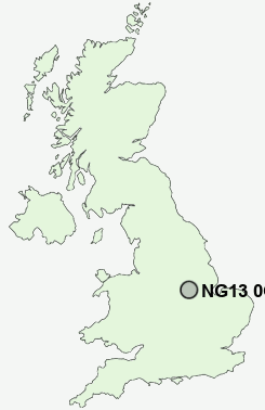 UK Postcode map