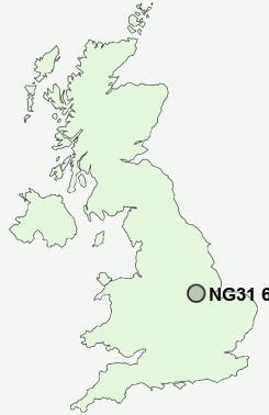 UK Postcode map