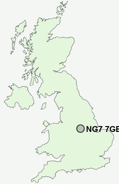 UK Postcode map