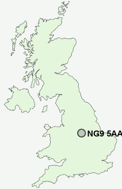 UK Postcode map