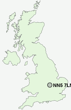 UK Postcode map