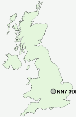 UK Postcode map