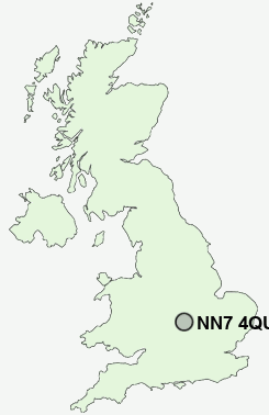 UK Postcode map