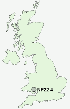 UK Postcode map