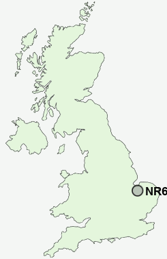 NR6 Postcode map