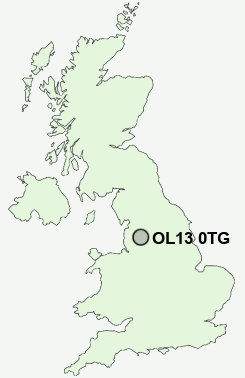 UK Postcode map