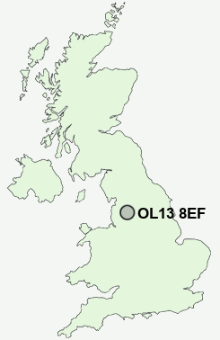 UK Postcode map