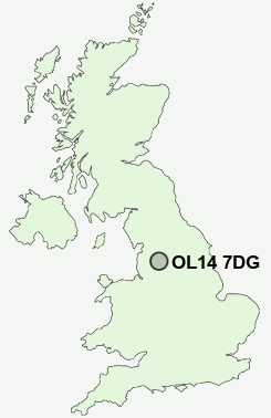 UK Postcode map