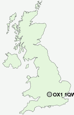 UK Postcode map