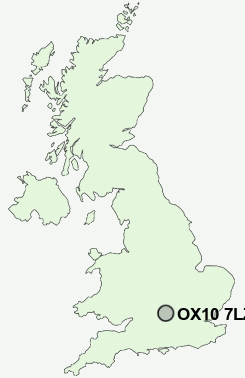 UK Postcode map