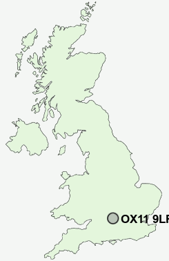 UK Postcode map