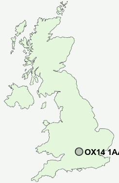 UK Postcode map