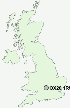 UK Postcode map