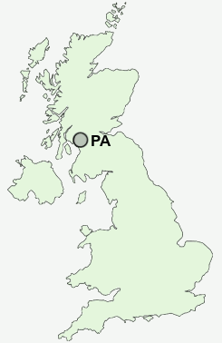 UK Postcode map