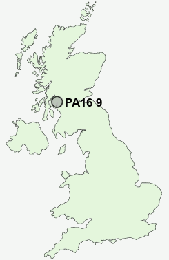 UK Postcode map