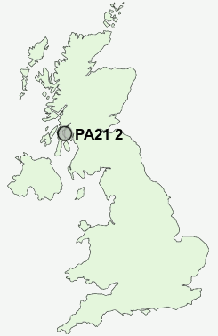 UK Postcode map