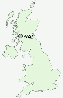 UK Postcode map