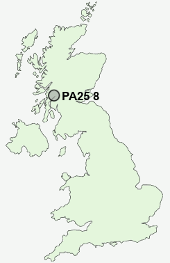 UK Postcode map