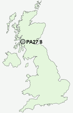 UK Postcode map