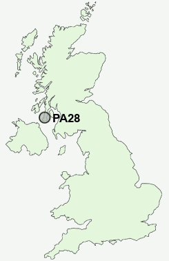 UK Postcode map