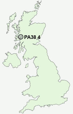 UK Postcode map