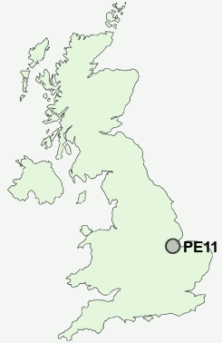 UK Postcode map