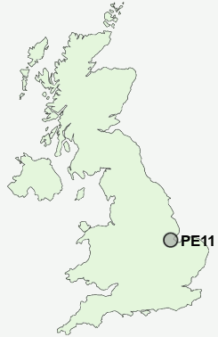 UK Postcode map