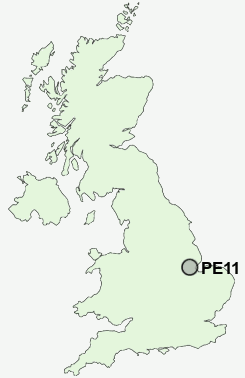 UK Postcode map