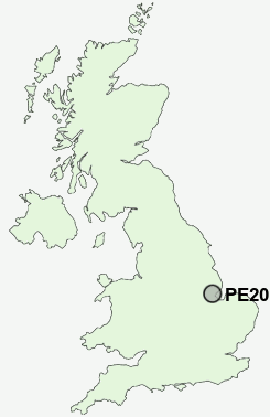 UK Postcode map