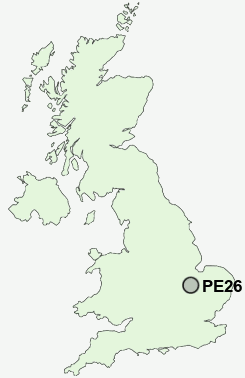 UK Postcode map