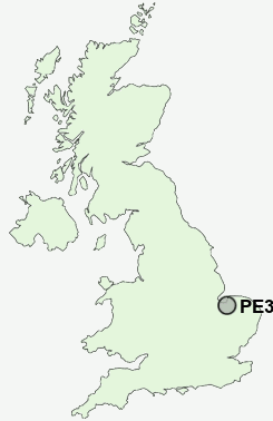 PE34 Postcode map