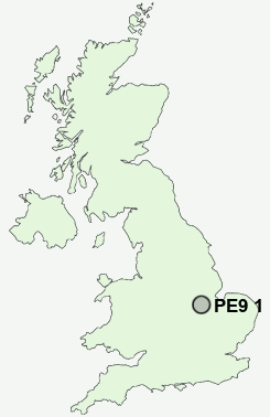 UK Postcode map