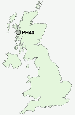 UK Postcode map