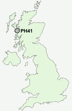 UK Postcode map