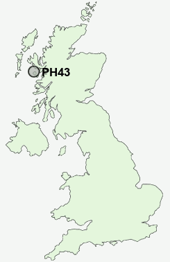 UK Postcode map