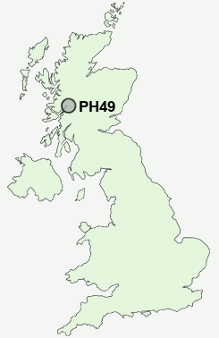 UK Postcode map