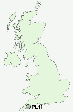 UK Postcode map