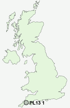 UK Postcode map